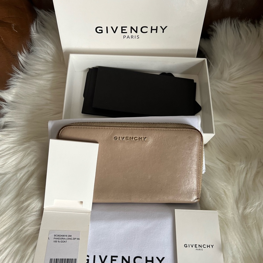 Givenchy Pandora zip around long wallet